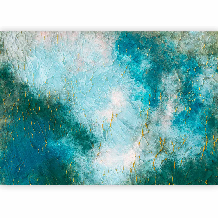 Photo Wallpaper Painted fantasy - abstract background with texture and gold patterns 142647 additionalImage 1