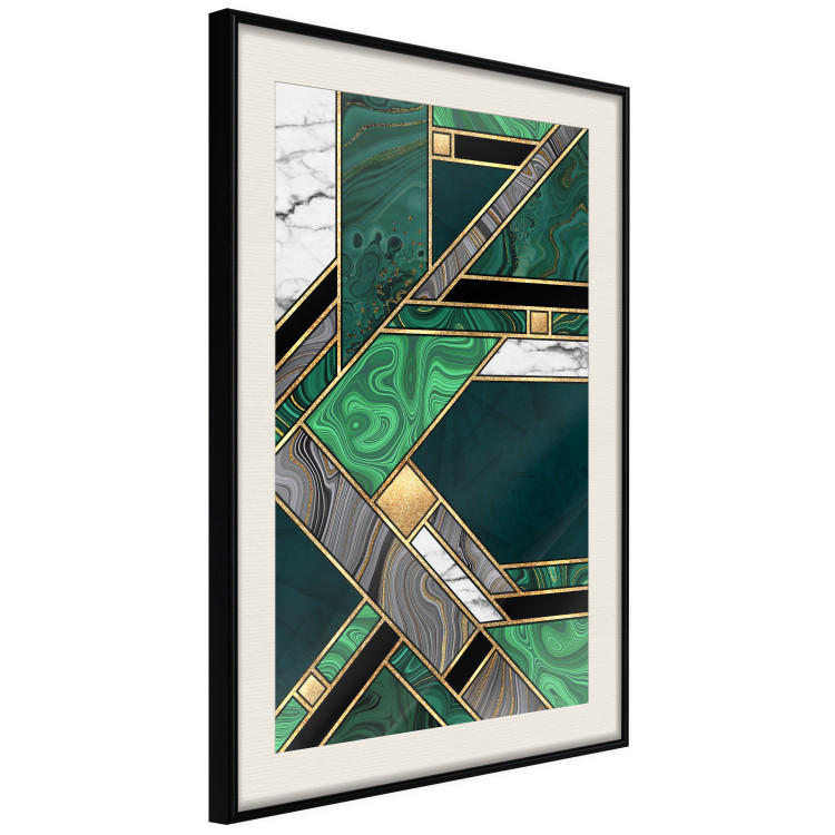 Wall Poster Green and Gold Geometry [Poster] 142847 additionalImage 11