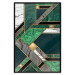 Wall Poster Green and Gold Geometry [Poster] 142847 additionalThumb 26