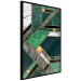 Wall Poster Green and Gold Geometry [Poster] 142847 additionalThumb 2