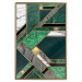 Wall Poster Green and Gold Geometry [Poster] 142847 additionalThumb 21