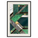 Wall Poster Green and Gold Geometry [Poster] 142847 additionalThumb 19