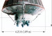 Wall Poster Mercury Capsule - Technical Projection of a Spacecraft on a Scale 146247 additionalThumb 6