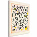 Paint by Number Kit Paul Klee, Gesetz - Alphabet, Mysterious Letters on a Cream Background 148447 additionalThumb 3