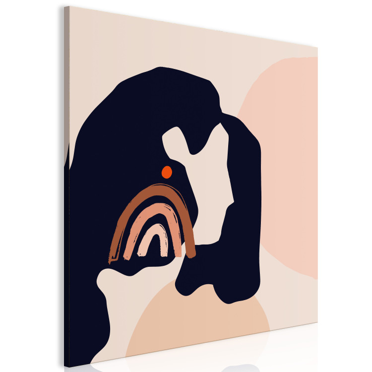 Canvas Print Abstract Portrait - Image of a Woman in a Graphic Style 149847 additionalImage 2
