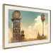 Wall Poster Clocks in a Desert Town - Surreal Brown Composition 151147 additionalThumb 8