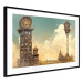 Wall Poster Clocks in a Desert Town - Surreal Brown Composition 151147 additionalThumb 7