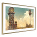 Wall Poster Clocks in a Desert Town - Surreal Brown Composition 151147 additionalThumb 6