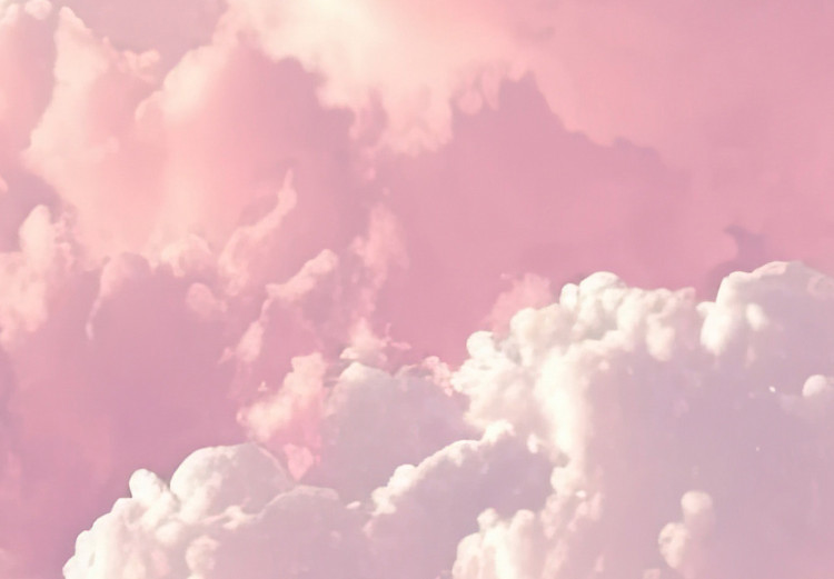Large canvas print Sky Landscape - Subtle Pink Clouds on the Blue Horizon [Large Format] 151247 additionalImage 3