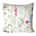 Decorative Microfiber Pillow Meadow Plants - Colorful Composition With Unpretentious Flora 151347