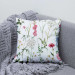 Decorative Microfiber Pillow Meadow Plants - Colorful Composition With Unpretentious Flora 151347 additionalThumb 3