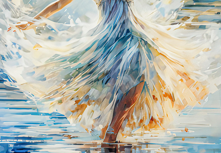 Poster The Beauty of Dance - A Ballerina Dancing in the Middle of a Blue Lake 151547 additionalImage 2