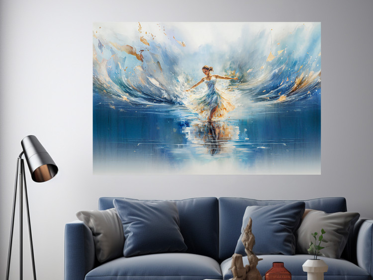 Poster The Beauty of Dance - A Ballerina Dancing in the Middle of a Blue Lake 151547 additionalImage 8