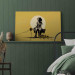 Canvas Print Girl and Sunflowers - A Yellow Composition Inspired by the Style of Banksy 151747 additionalThumb 11