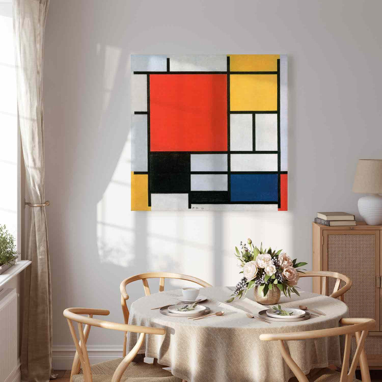 Reproduction Painting Composition with red, yellow, blue and black 152147 additionalImage 11