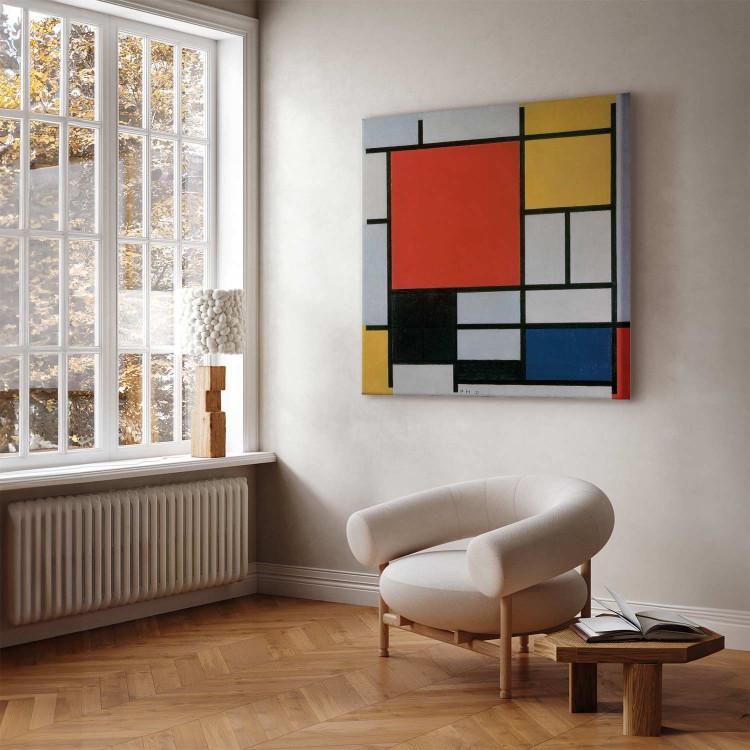 Reproduction Painting Composition with red, yellow, blue and black 152147 additionalImage 3