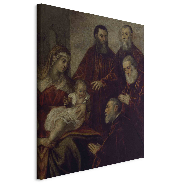 Art Reproduction Madonna and Child, with four Venetian Senators worshipping 152547 additionalImage 2