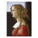 Art Reproduction Portrait of a young woman in profile 156247