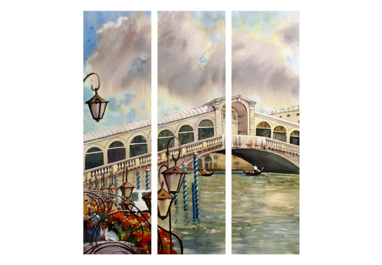 Room Divider Rialto Bridge - View of Venice in Bright Colors [Room Dividers] 159547 additionalImage 7