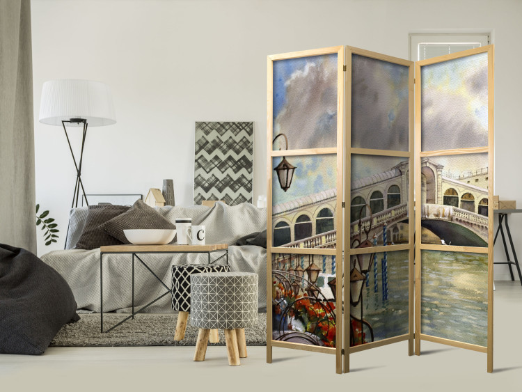 Room Divider Rialto Bridge - View of Venice in Bright Colors [Room Dividers] 159547 additionalImage 8