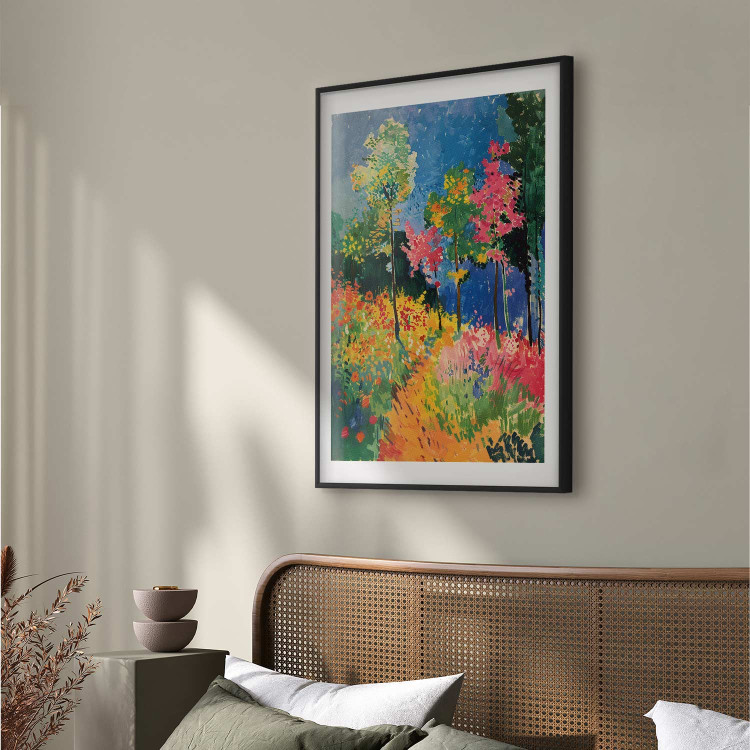 Wall Poster Colorful Forest - A Painterly Landscape Inspired by the Style of Matisse 159947 additionalImage 26