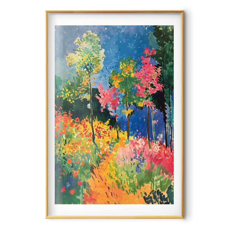 Wall Poster Colorful Forest - A Painterly Landscape Inspired by the Style of Matisse 159947 additionalImage 18