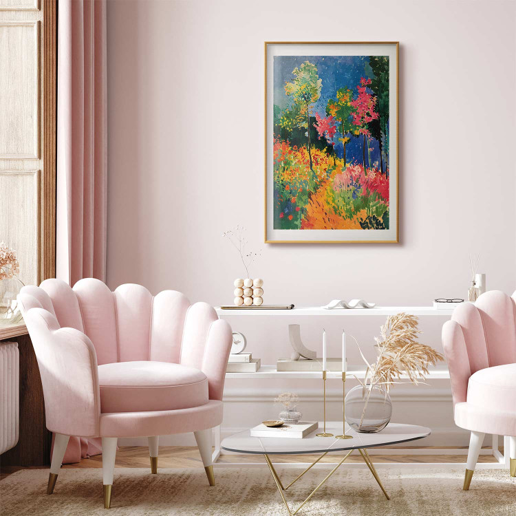 Wall Poster Colorful Forest - A Painterly Landscape Inspired by the Style of Matisse 159947 additionalImage 24