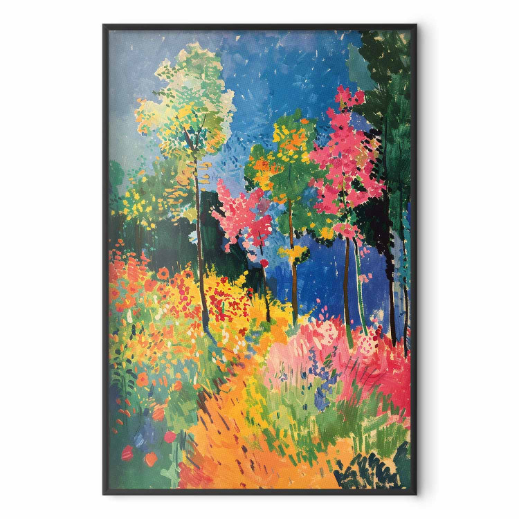 Wall Poster Colorful Forest - A Painterly Landscape Inspired by the Style of Matisse 159947 additionalImage 4