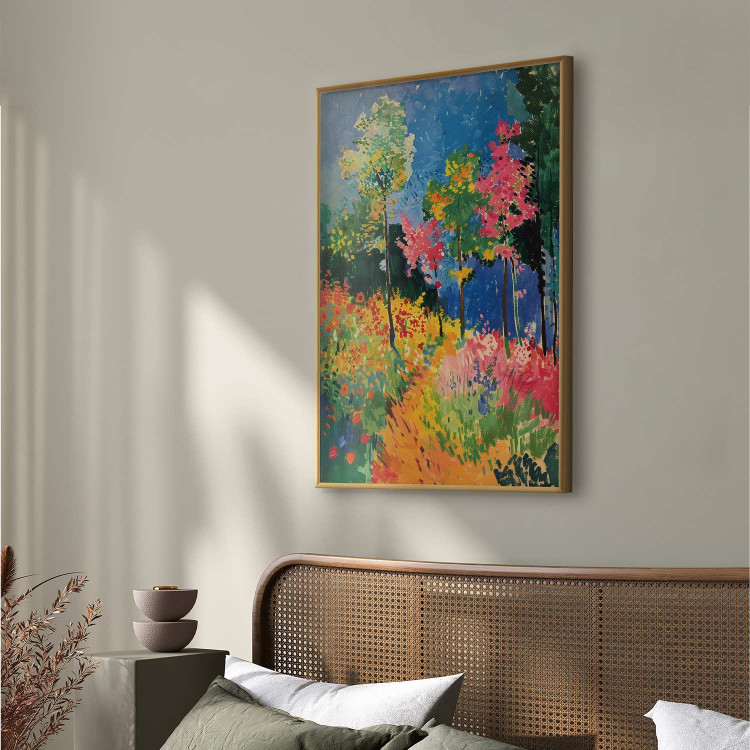 Wall Poster Colorful Forest - A Painterly Landscape Inspired by the Style of Matisse 159947 additionalImage 12