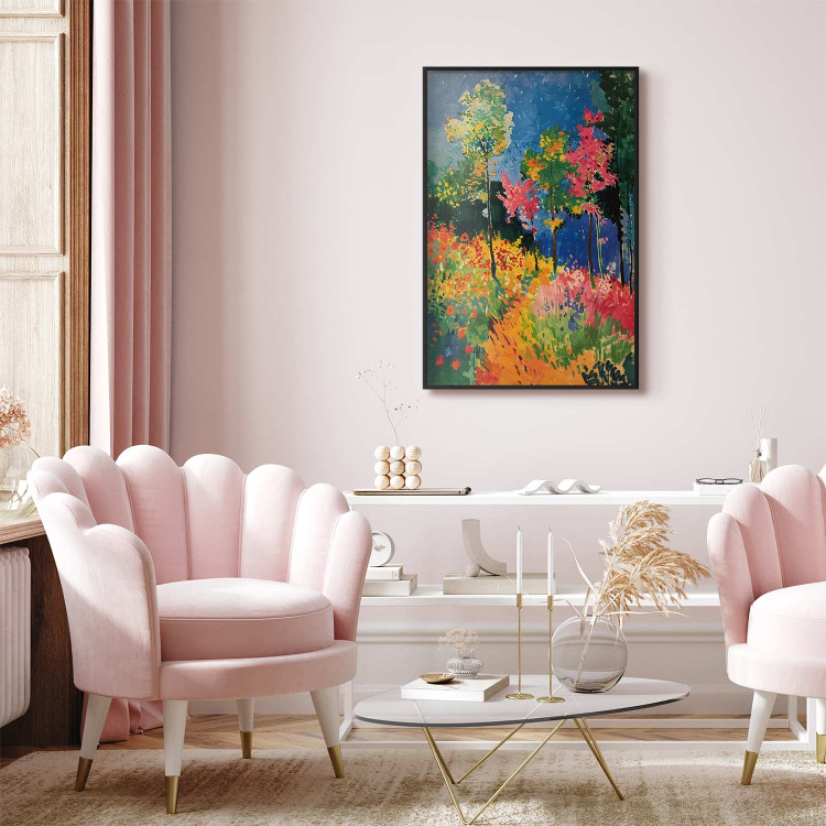 Wall Poster Colorful Forest - A Painterly Landscape Inspired by the Style of Matisse 159947 additionalImage 3