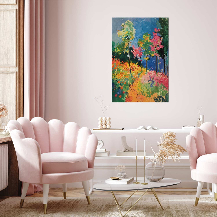 Wall Poster Colorful Forest - A Painterly Landscape Inspired by the Style of Matisse 159947 additionalImage 8