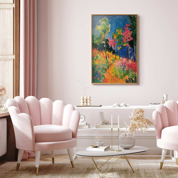 Wall Poster Colorful Forest - A Painterly Landscape Inspired by the Style of Matisse 159947 additionalImage 9