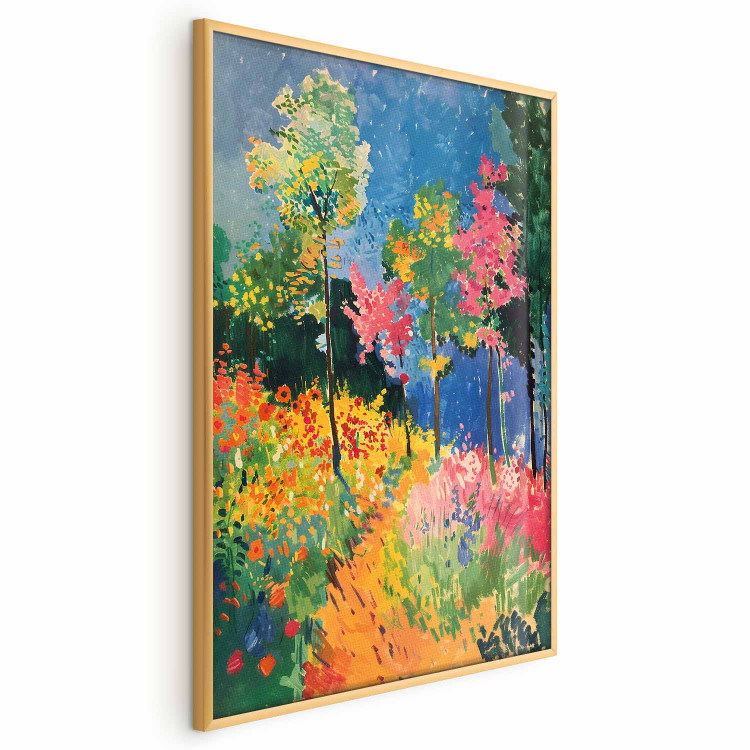 Wall Poster Colorful Forest - A Painterly Landscape Inspired by the Style of Matisse 159947 additionalImage 7
