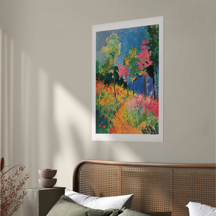 Wall Poster Colorful Forest - A Painterly Landscape Inspired by the Style of Matisse 159947 additionalImage 25