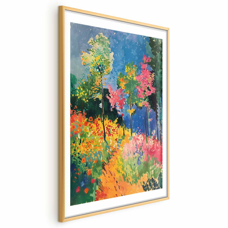 Wall Poster Colorful Forest - A Painterly Landscape Inspired by the Style of Matisse 159947 additionalImage 21