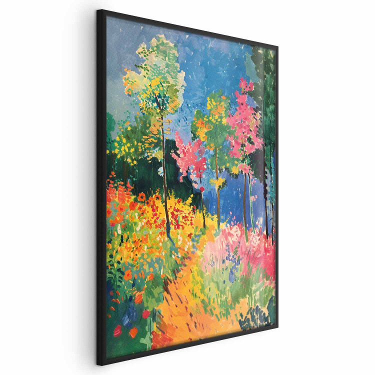 Wall Poster Colorful Forest - A Painterly Landscape Inspired by the Style of Matisse 159947 additionalImage 2