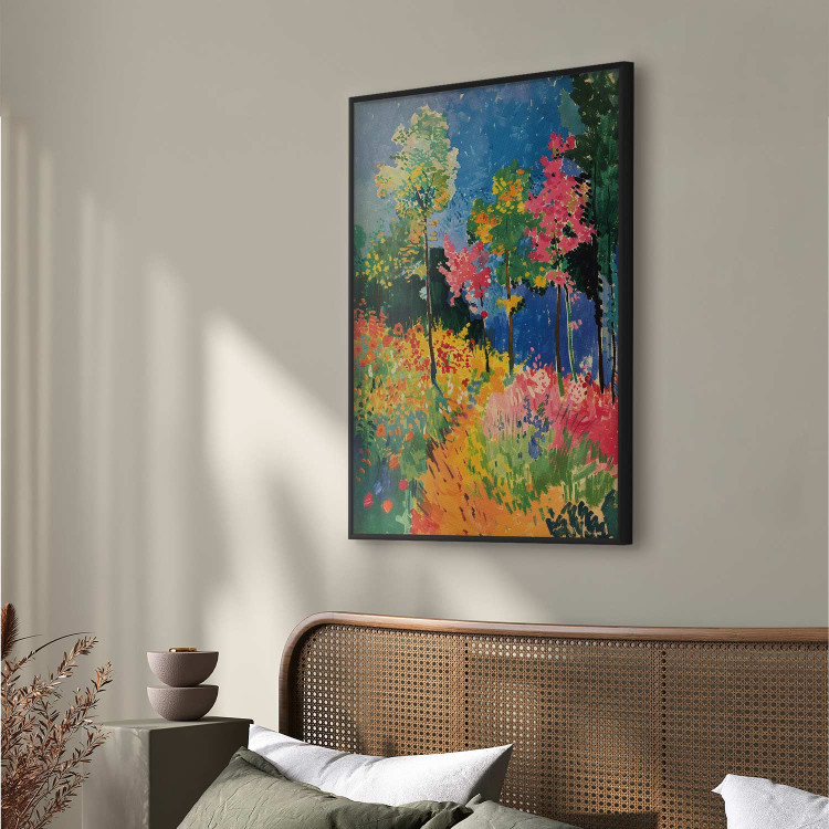 Wall Poster Colorful Forest - A Painterly Landscape Inspired by the Style of Matisse 159947 additionalImage 11