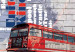 Canvas Art Print Around the Great Britain by Routemaster - triptych 55347 additionalThumb 5
