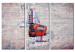 Canvas Art Print Around the Great Britain by Routemaster - triptych 55347