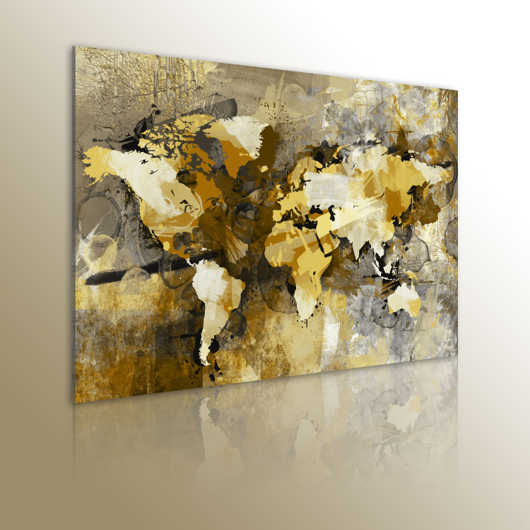 Canvas Print Map of the World - Chaos 55447 additionalImage 2
