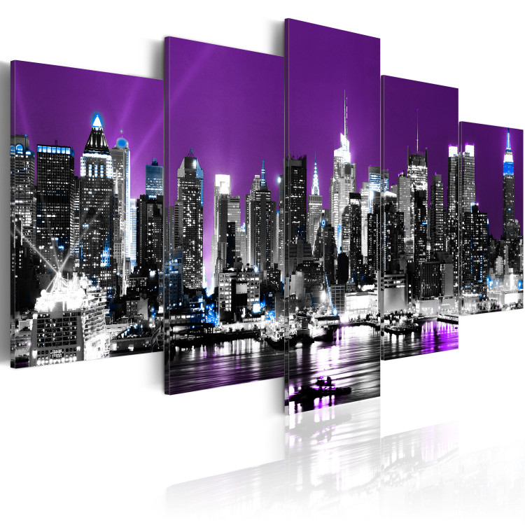 Canvas New York-Big Apple by night 58347 additionalImage 2