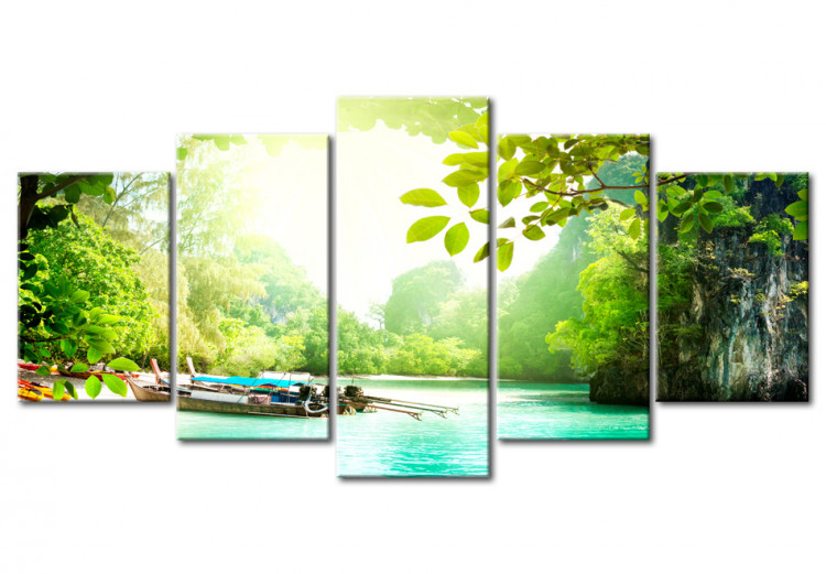 Canvas Art Print Under the cover of trees 58547
