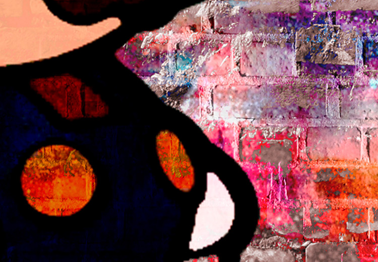 Canvas Art Print Banksy: Colourful Brick 98547 additionalImage 5