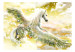 Wall Mural Pegasus - magical motif of a flying horse in clouds in yellow designs 107257 additionalThumb 1