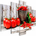 Canvas Print Red Vegetables (5 Parts) Wood Wide 107957 additionalThumb 2