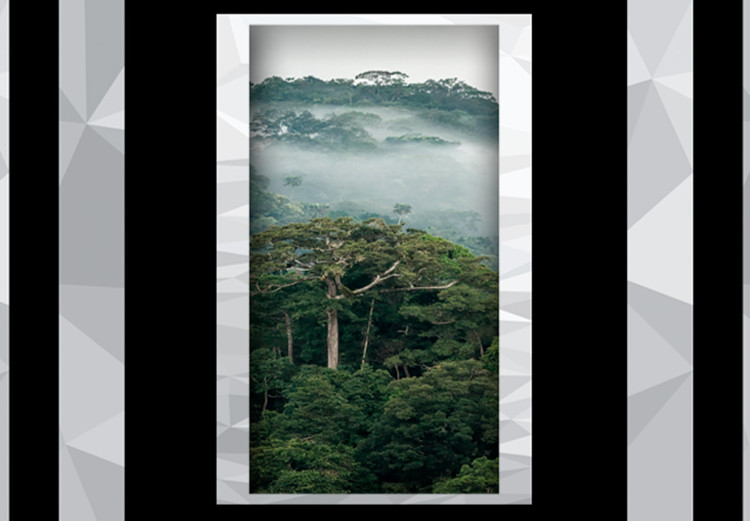Wall Poster Memory cards - landscape of dense forest in the mist in several frames 114357 additionalImage 11