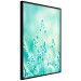 Wall Poster Green Meadow in the Countryside - plant composition in shades of turquoise 114457 additionalThumb 12