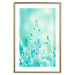 Wall Poster Green Meadow in the Countryside - plant composition in shades of turquoise 114457 additionalThumb 14