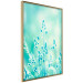 Wall Poster Green Meadow in the Countryside - plant composition in shades of turquoise 114457 additionalThumb 14