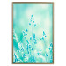 Wall Poster Green Meadow in the Countryside - plant composition in shades of turquoise 114457 additionalThumb 20